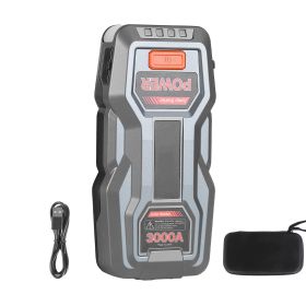 Jump Starter, 3000A Peak, Car Jumper Starter Battery Pack, 12V Portable Lithium Battery Booster, Jump Box Power Bank with 3 Modes Flashlight and Jumpe