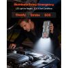 Jump Starter, 3000A Peak, Car Jumper Starter Battery Pack, 12V Portable Lithium Battery Booster, Jump Box Power Bank with 3 Modes Flashlight and Jumpe