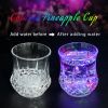 2 Packs Flash Light Up Cups Liquid Activated Multicolor LED Glasses Fun Light Up Drinking Shot Glasses,Glowing Wine Glasses Led Flashing Cups,Favors A