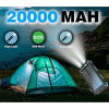 Solar Powerbank With Flashlight and Compass