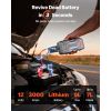 Jump Starter, 3000A Peak, Car Jumper Starter Battery Pack, 12V Portable Lithium Battery Booster, Jump Box Power Bank with 3 Modes Flashlight and Jumpe