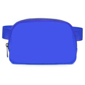 Sport Fanny Pack Unisex Waist Pouch Belt Bag Purse Chest Bag for Outdoor Sport Travel Beach Concerts Travel 20.86in-35.03in Waist Circumference with A (Option: lue)