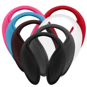 2Pcs Ear Warmers Unisex Winter Earmuffs Behind-the-Head for Winter Running Walking Dog Travel (Option: BLU)