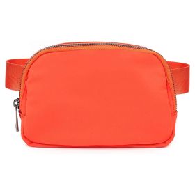 Sport Fanny Pack Unisex Waist Pouch Belt Bag Purse Chest Bag for Outdoor Sport Travel Beach Concerts Travel 20.86in-35.03in Waist Circumference with A (Option: Blue)