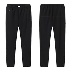 Winter Heated Pants for Men Women with 12 Heating Zones 5V USB Powered Heating Trouser with 3 Heating Levels Machine Washable for Outdoor Winter Activ (Option: 2XL)